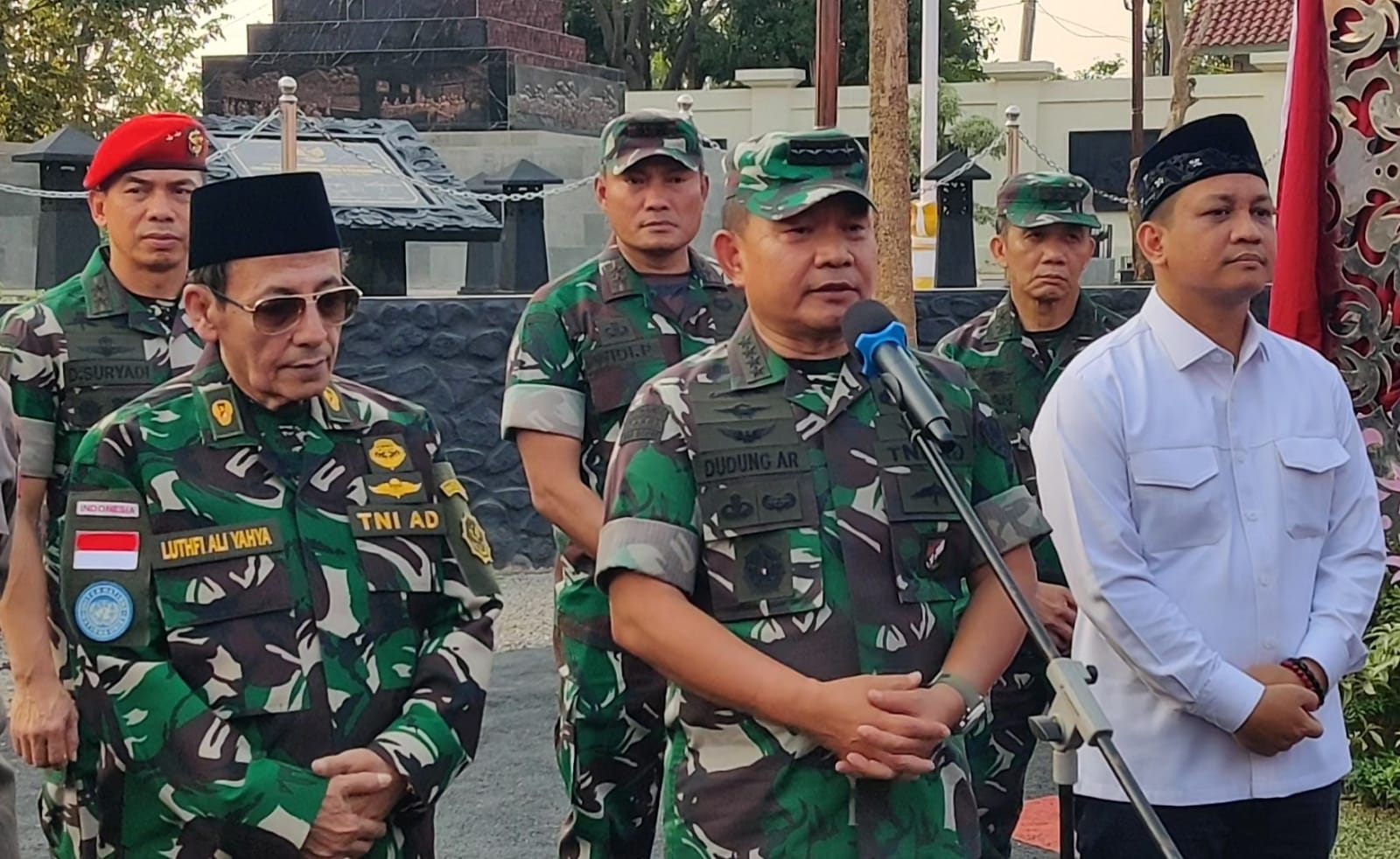 Jenderal Dudung Resmikan Tugu Perjuangan Pekalongan