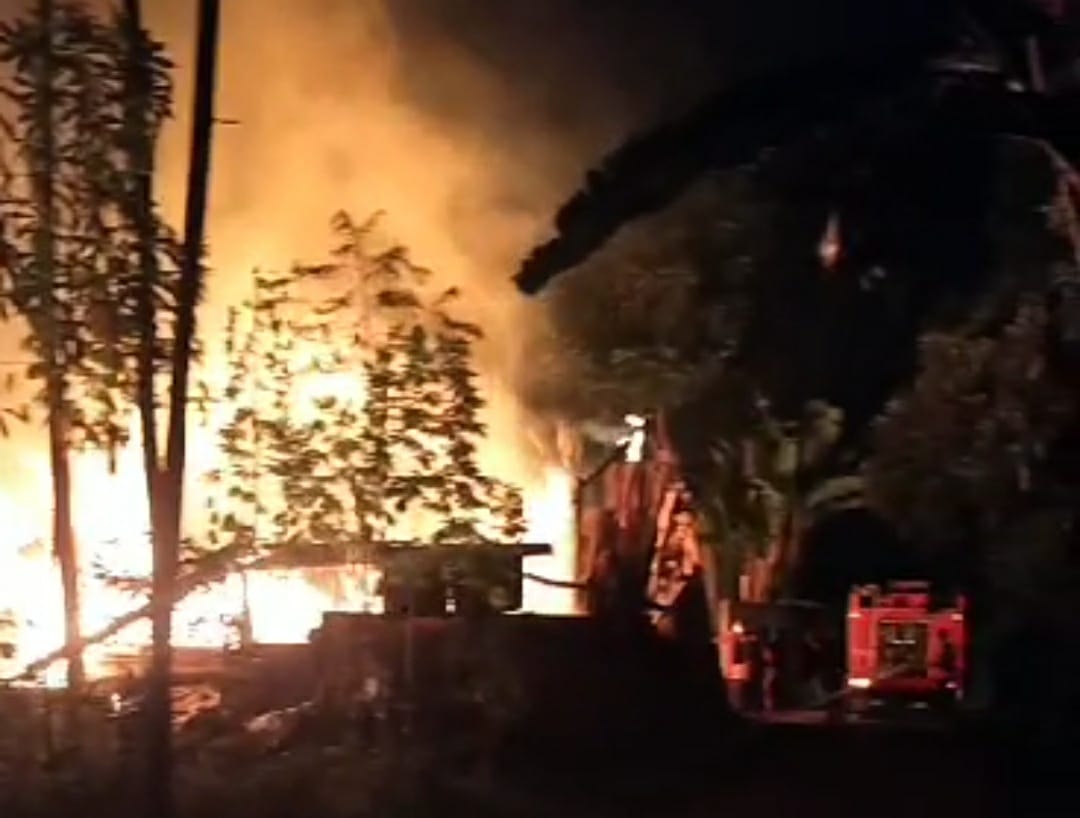 Gudang Dan Pabrik Pengolah Kayu di Batang Terbakar, Kerugian Capai Ratusan Juta