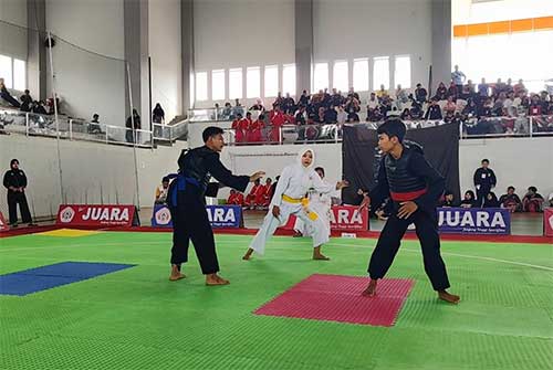 593 atlet pencak silat di Jateng dan DIY ikuti kejuaraan Omah Silat Championship 3, Sabtu (8/7/2023).