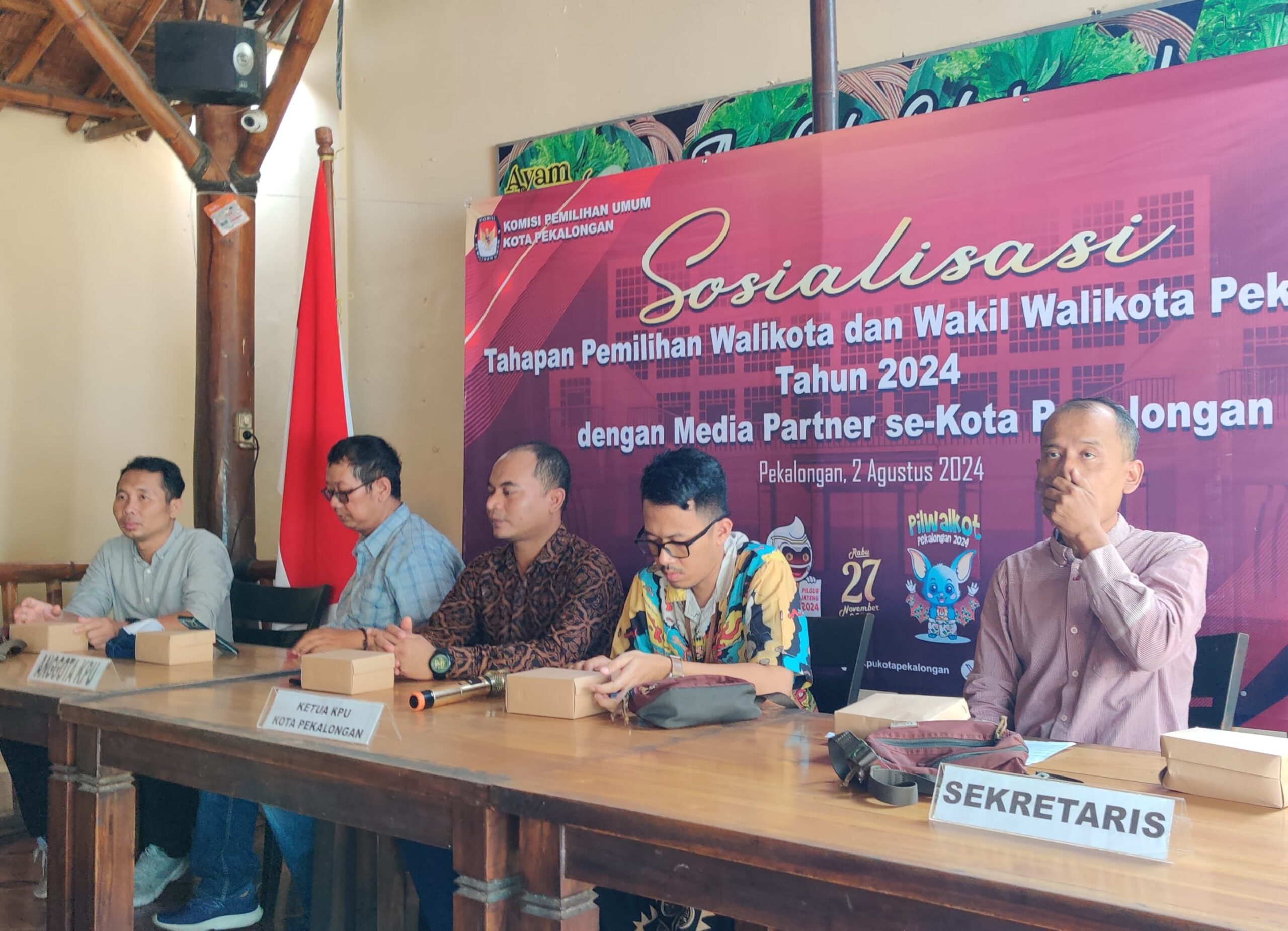 KPU Kota Pekalongan Umumkan Syarat Pendaftaran Pilwalkot 2024