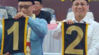 Pengambilan Undian Nomor Urut, Dua Paslon di Pilkada Kota Pekalongan 2024 Diwarnai Saling Sindir Hingga Pamer Keberhasilan