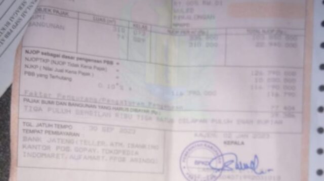 Ribuan Warga Desa Wuled Pekalongan Kaget Didenda Pajak Padahal Tertib Bayar PBB, Ternyata Ini Penyebabnya