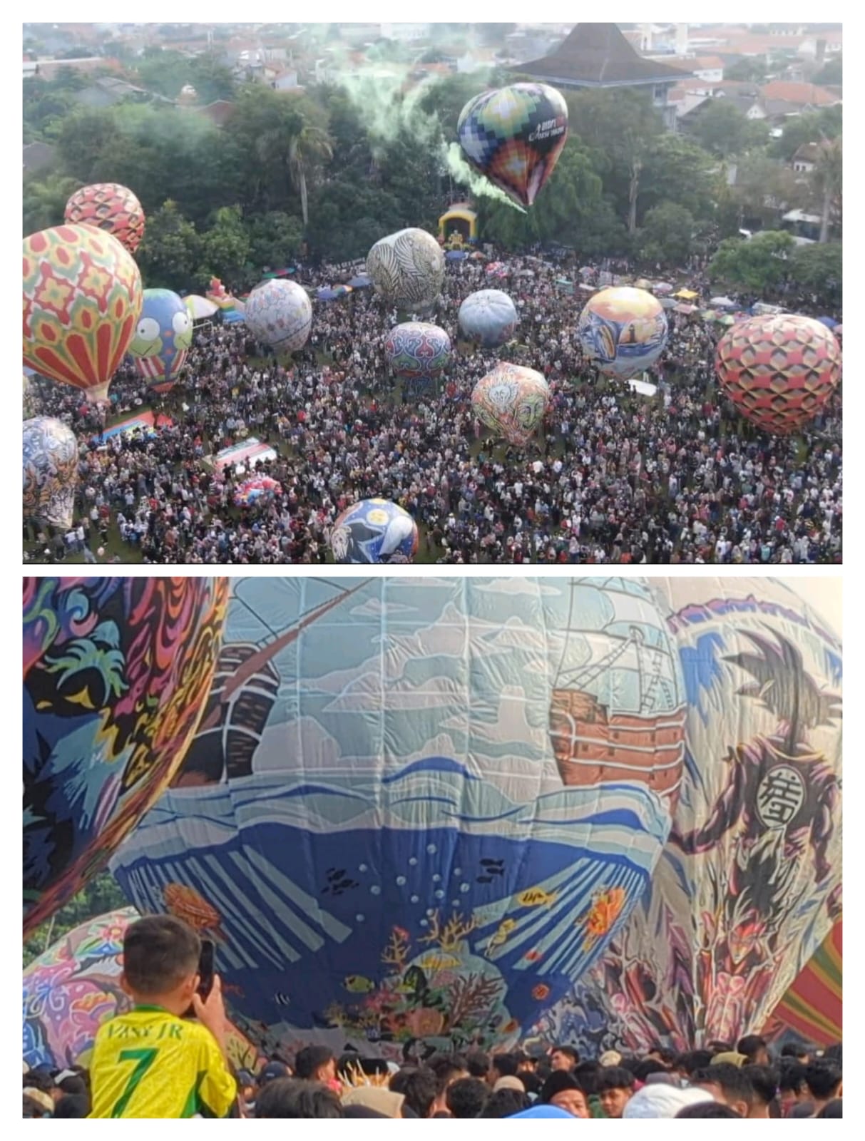 Festival Balon Udara Tambat Ramaikan Syawalan di Kota Pekalongan
