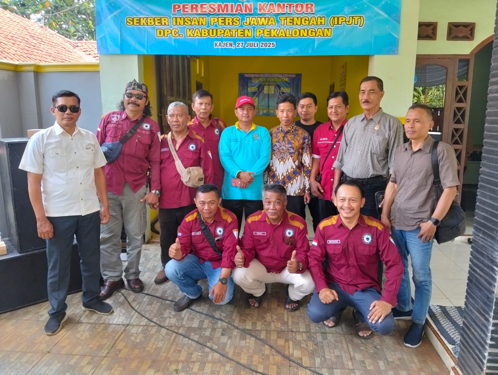 Wakil Ketua DPRD Pekalongan Resmikan Kantor Sekber IPJT, Dorong Sinergi dan Profesionalisme Pers