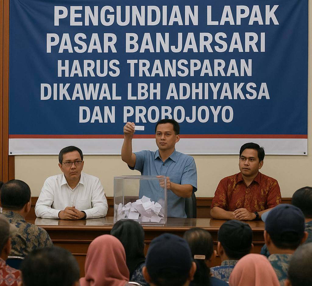 Pengundian Lapak Pasar Banjarsari Dimulai, Pemkot Pekalongan Diminta Transparan