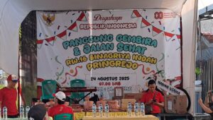 Warga RW 16 Binagriya Indah Gelar Jalan Sehat dan Panggung Gembira HUT ke-80 RI