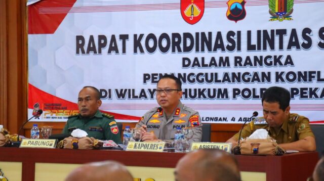 Kapolres Pekalongan Tekankan Sinergi Lintas Sektoral untuk Cegah Konflik 