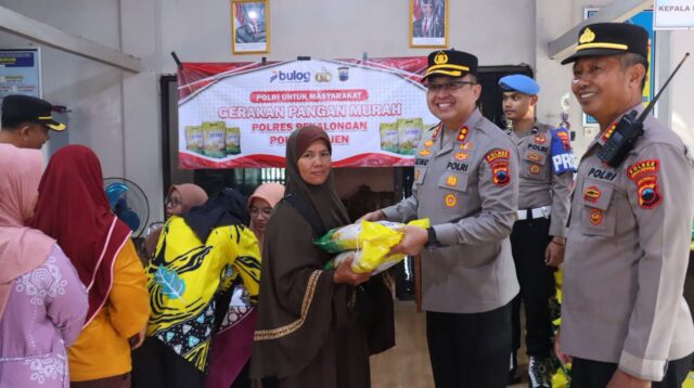 Polres Pekalongan Gelar Bazar Pangan Murah, Beras Dijual Rp 11.000 per Kg