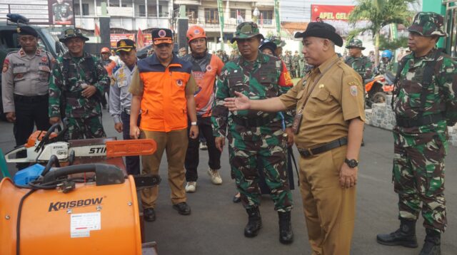 Dandim 0736/Batang Pimpin Apel Siaga Penanggulangan Bencana