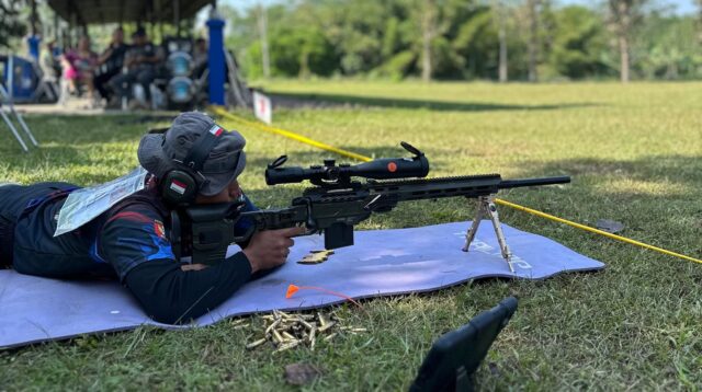 Anggota Kodim 0736/Batang Unjuk Gigi di Lomba Menembak Pra Porprov XVII/2025