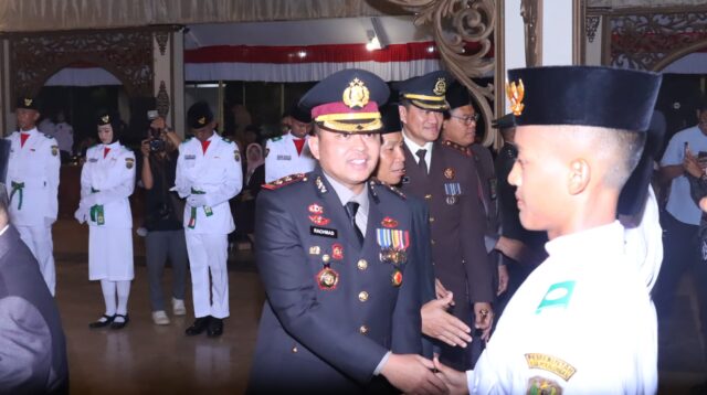 Kapolres Hadiri Pengukuhan Paskibraka Kabupaten Pekalongan