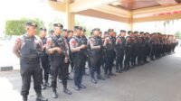 Kapolres Pekalongan Pimpin Apel Pemberangkatan Personel ke Pati