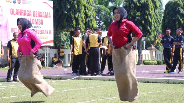 Meriah! Polres Pekalongan Rayakan HUT RI dengan 13 Lomba, Hadiah Utama 3 Ekor Kambing