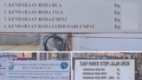 Papan Tarif Parkir di Kota Pekalongan Segera Diganti 