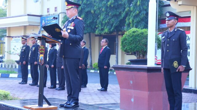 Kapolres Pekalongan Pimpin Upacara HUT ke-80 Kemerdekaan RI