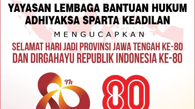 Ketua LBH Adhiyaksa Sparta Keadilan Kota Pekalongan Sampaikan Ucapan HUT ke-80 RI