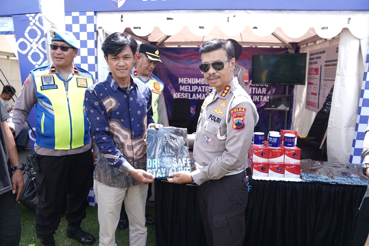 Polantas Suarakan Keselamatan Berlalu Lintas di Dieng Culture Festival 2025