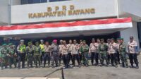 Patroli Gabungan TNI-Polri di Batang Antisipasi Pergerakan Massa