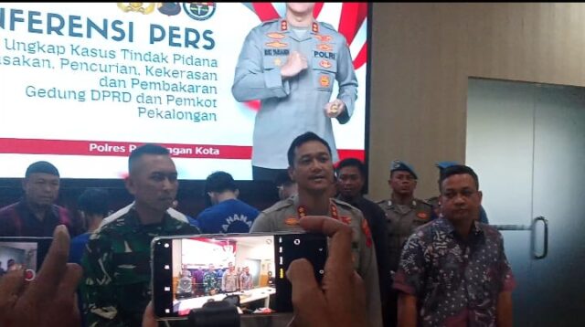 Polres Pekalongan Kota Amankan 11 Terduga Pelaku Kerusuhan