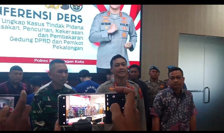 Polres Pekalongan Kota Amankan 11 Terduga Pelaku Kerusuhan