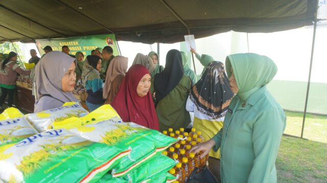 Kodim 0736/Batang Gelar Pasar Murah, Ringankan Beban Warga di Tengah Lonjakan Harga Sembako