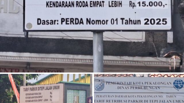 Warga Pekalongan Pertanyakan Transparansi Papan Biaya Parkir