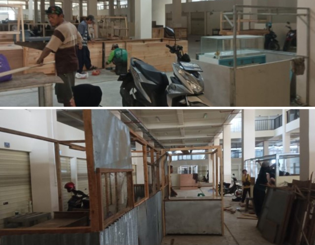 Pedagang Pasar Banjarsari Pekalongan Mulai Berbenah Sambut Pengunjung