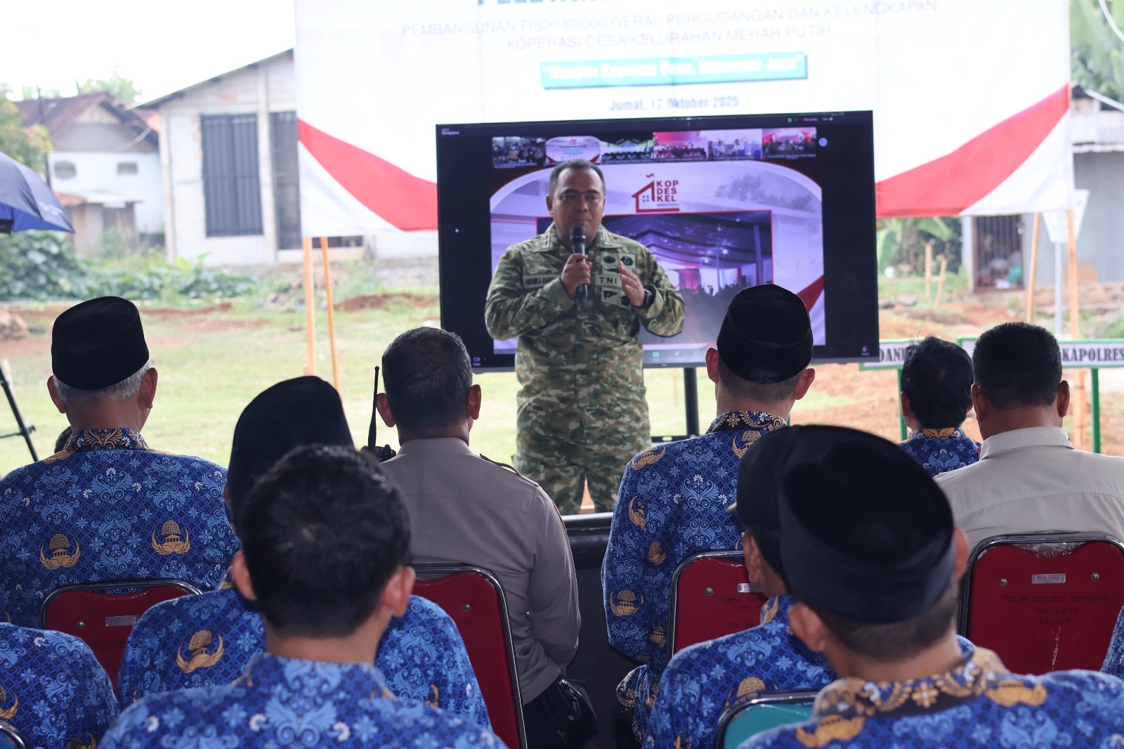 Kodim Batang Mulai Bangun Koperasi Desa Merah Putih di Tujuh Titik