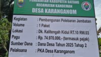 Dua Proyek di Desa Karanganom Diduga Tak Sesuai RAB, GNPK RI Soroti Minimnya Pengawasan Dua Proyek di Desa Karanganom Diduga Tak Sesuai RAB, GNPK RI Soroti Minimnya Pengawasan
