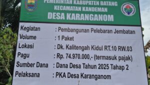 Dua Proyek di Desa Karanganom Diduga Tak Sesuai RAB, GNPK RI Soroti Minimnya Pengawasan