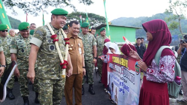 Kasad Resmikan Pompa Hidram di Banyumas untuk Perkuat Ketahanan Pangan
