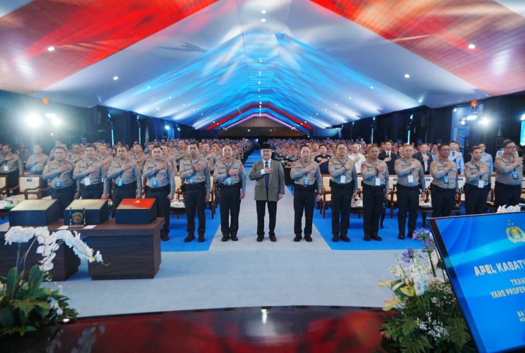 Kapolri Buka Apel Kasatwil 2025, Tegaskan Dukungan Polri terhadap Arah Kebijakan Nasional