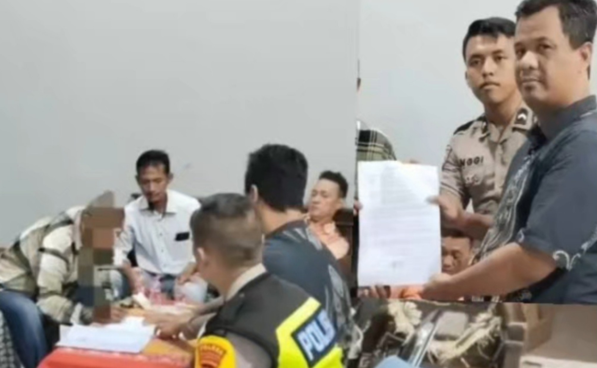 Unit Gakkum Satlantas Polres Pekalongan Kota Mediasi Kasus Kecelakaan di Wonoyoso