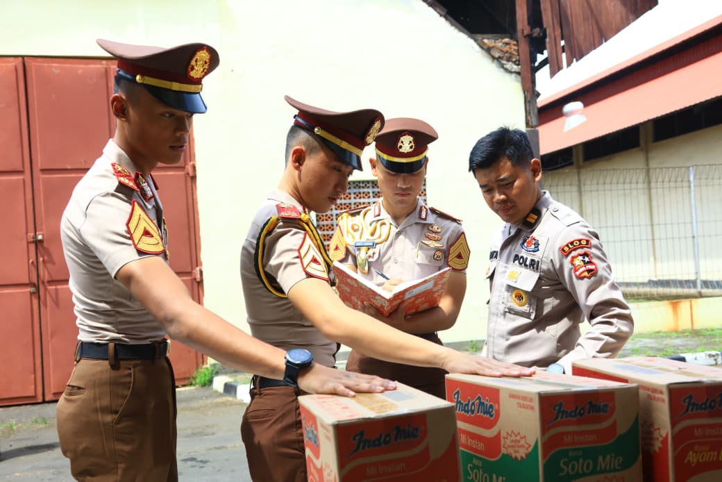 Taruna Akpol Batalyon 59 Salurkan Bantuan Logistik Rp163 Juta untuk Korban Banjir Sumatera–Aceh