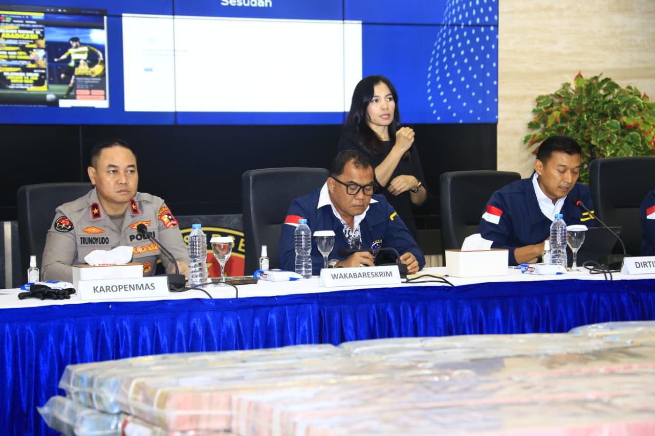 Bareskrim Polri Bongkar Jaringan Judi Online, Sita Aset Rp286 Miliar