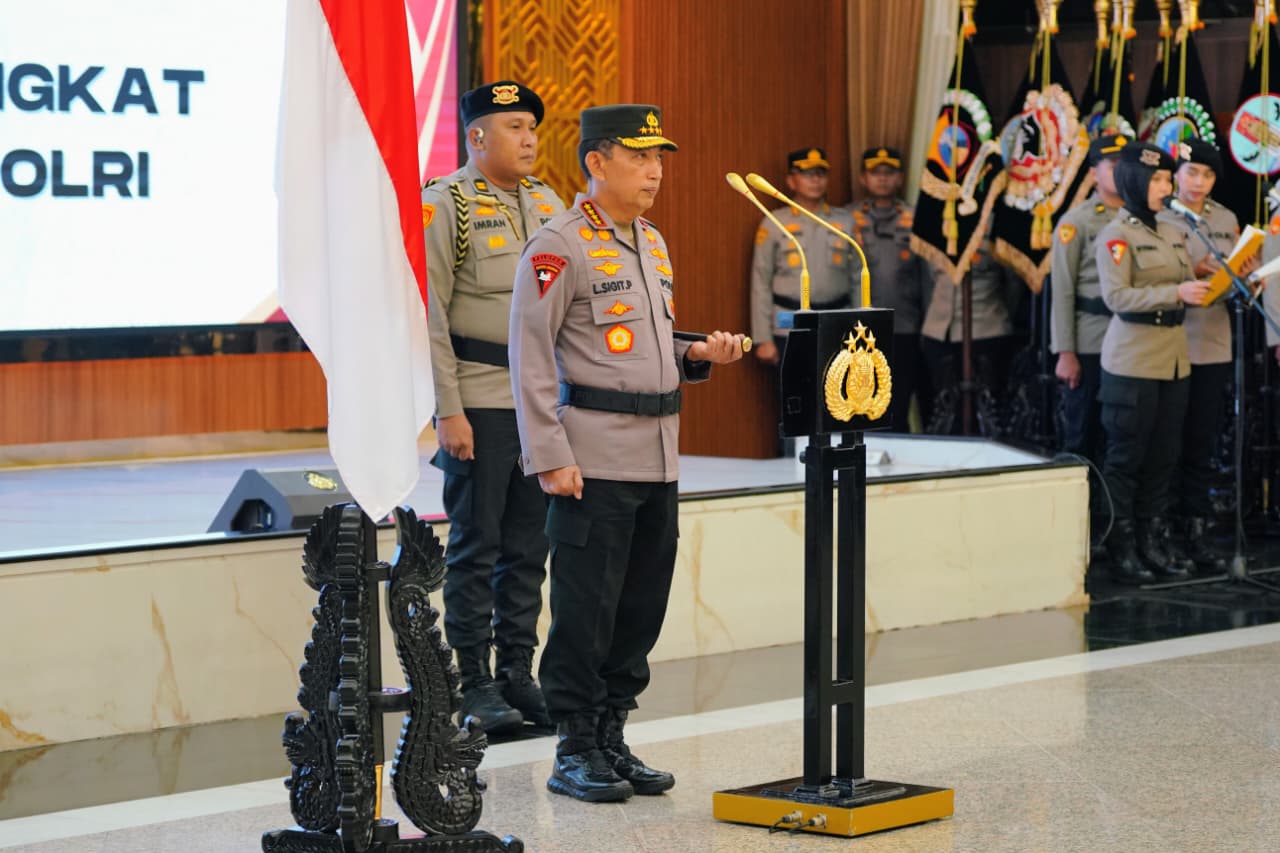 Puluhan Ribu Personel Polri Terima Kenaikan Pangkat, 42 Masuk dan Dalam Golongan Pati