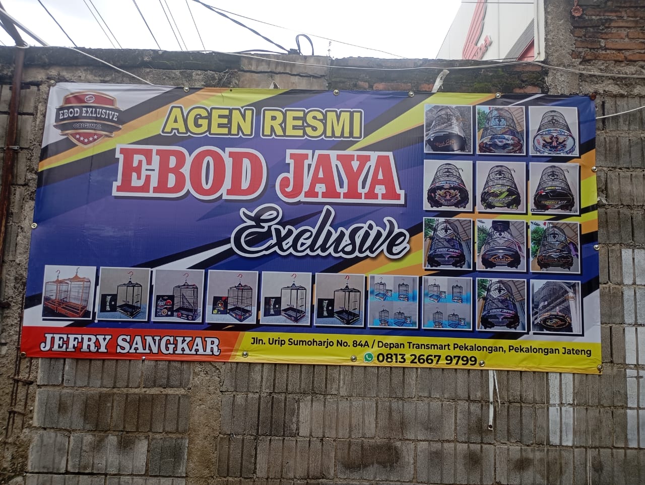 JEFRY SANGKAR, Agen Resmi Sangkar Burung Terpercaya di Pekalongan