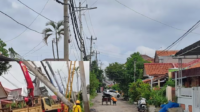 Angin Puting Beliung Terjang Perumahan Binagriya Pekalongan Barat, Listrik Pulih Rabu Siang