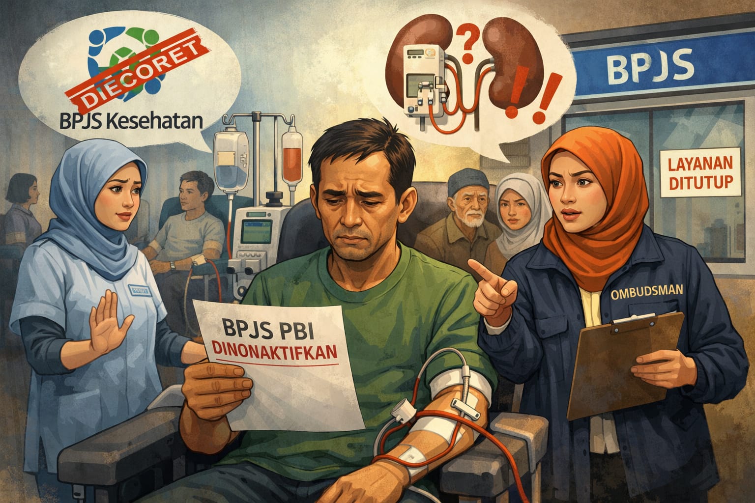 Ombudsman Jateng Soroti Penonaktifan Mendadak BPJS PBI Pasien Gagal Ginjal