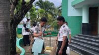 Rutan Pekalongan Gelar Kerja Bakti Bersihkan Masjid Sambut Ramadhan