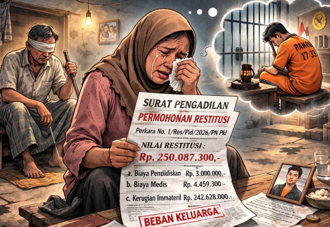 Orang Tua Terpidana di Pekalongan Terpukul: Anak Dipenjara 3 Tahun, Kini Hadapi Tuntutan Restitusi Rp 250 Juta