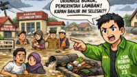 Banjir Tak Kunjung Surut di Kecamatan Tirto, Novi Sekjend DPP LSM Robin Hood 23 Soroti Buruknya Drainase dan Lemahnya Respons Pemerintah
