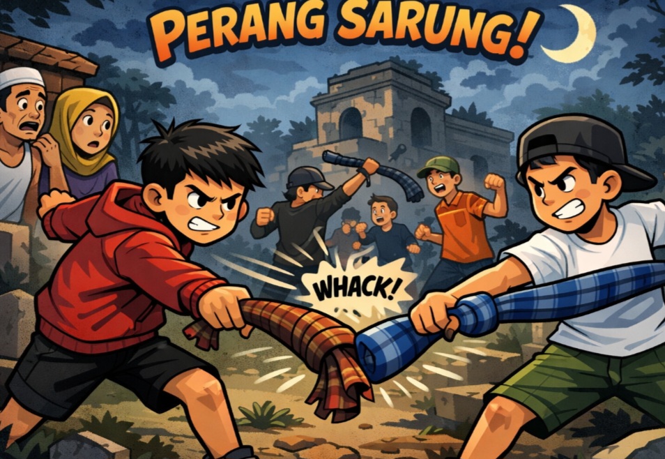 Remaja Diduga Terlibat Perang Sarung di Area Makam Sapuro, Warga Resah