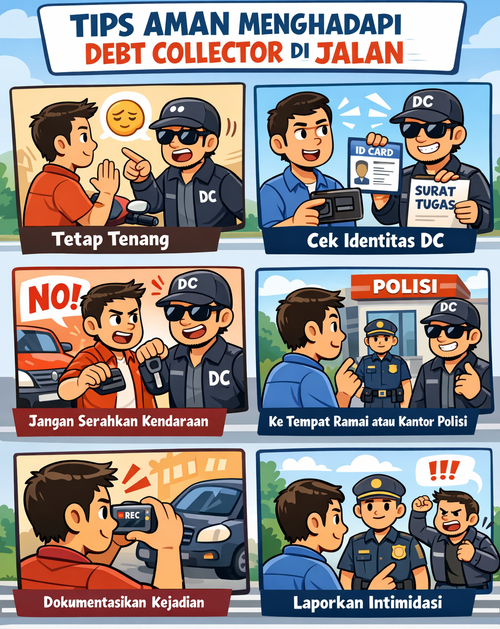 Tips Aman Saat Bertemu Debt Collector di Jalan dan Cara Mengatasinya