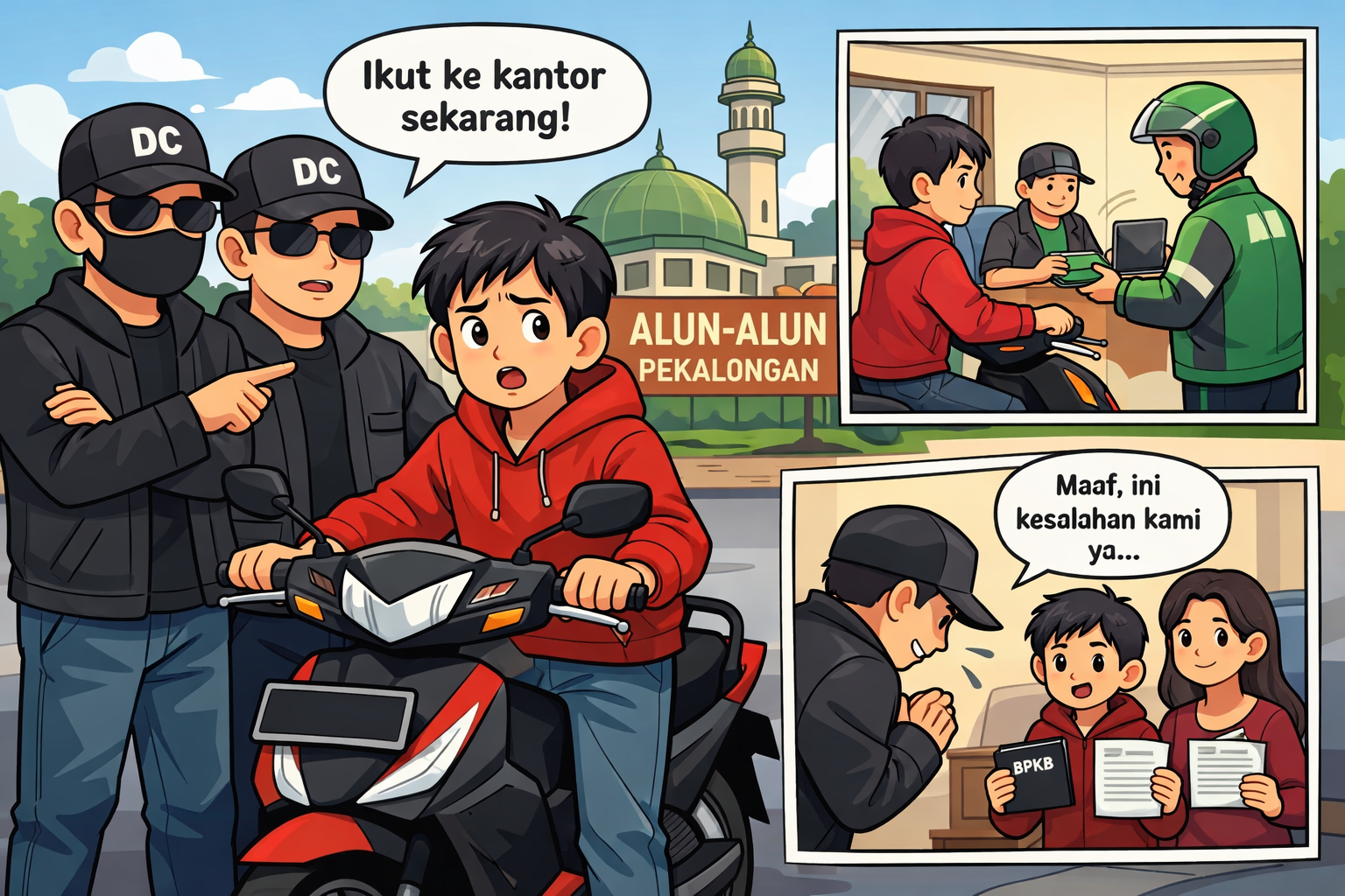 Terjadi Lagi Penarikan Kendaraan di Ruang Publik, Oknum DC Akui Salah Data