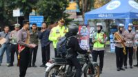 Mudik Lebih Nyaman, Polres Pekalongan Kota Sediakan Minuman dan Tempat Istirahat