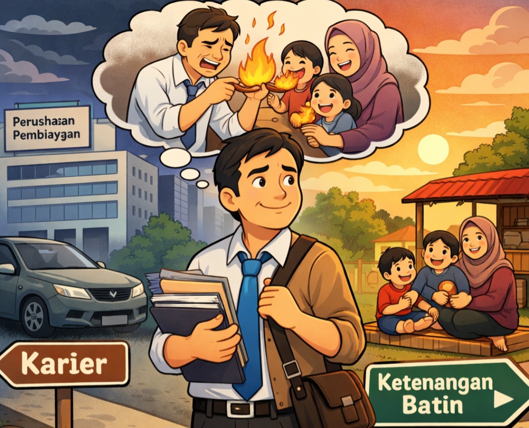 Dihantui Mimpi Memberi Makan Api ke Anak, Mantan Internal Pembiyaan di Pekalongan Ini Tinggalkan Kariernya