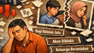 Kapok Judi Online, Warga Pekalongan Ini Rugi Rp200 Juta dan Gagal Cairkan Jackpot Rp100 Juta