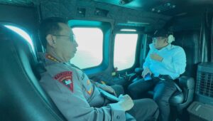 Kapolri Tinjau Kesiapan Arus Mudik Lebaran 2026 di Pelabuhan Merak Lewat Patroli Udara