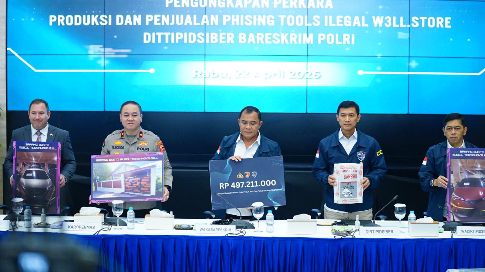 Bareskrim Bongkar Jaringan Internasional Penjual Phishing Tools, Aset Rp4,5 Miliar Disita
